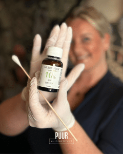 Sa;icylzuur en Jessner Peeling behandeling bij PUUR Huidinstituut Breda-Prinsenbeek & Oosterhout