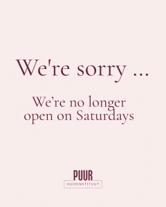 PUUR Huidinstituut openingstijden