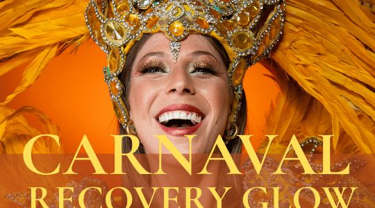 CARNAVAL RECOVERY GLOW - de after party is bij PUUR Huidinstituut Breda Prinsenbeek & Oosterhout
